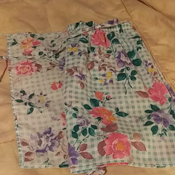 Colesce Couture Lounge Skort Shorts Floral Medium - Picture 5 of 7